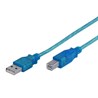 Kabel VIVANCO 22854, USB A na USB B, za printer, 3 boje, 1.5m